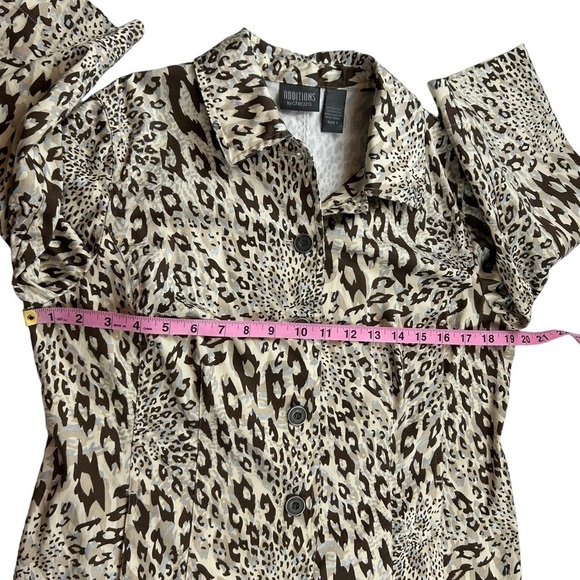 Additions by Chico’s Animal Print Light Weight Jacket - Picture 8 of 11